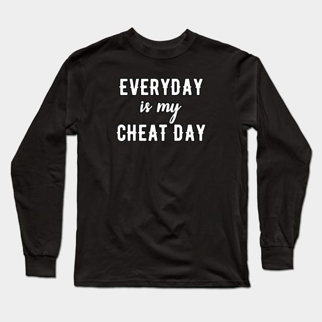 Cheat Day Long Sleeve T-Shirt by Scar